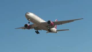 *Rare* Omni Air International Boeing 777-2U8(ER)(N846AX) arriving at Las Vegas!