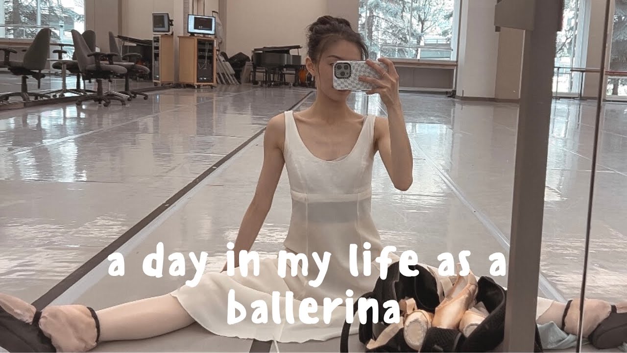 Ballerina Daily VLOG🩰| 芭蕾舞者6小時排練的一天🤍 舞者們的練功衣分享🩱 上課練習片段🎞️ 多倫多推介的粵菜餐廳🍲