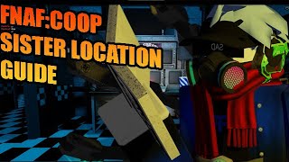 Roblox FNAF:COOP Sister Location FULL GUIDE NIGHT 1-6 (both endings) // Roblox: Fnaf:coop