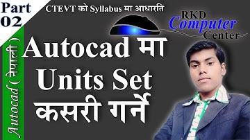 How To Set Units In Autocad In Nepali || Autocad Beginners Tutorials In Nepali |