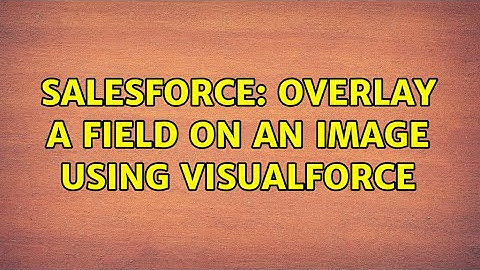 Salesforce: Overlay a field on an image using Visualforce