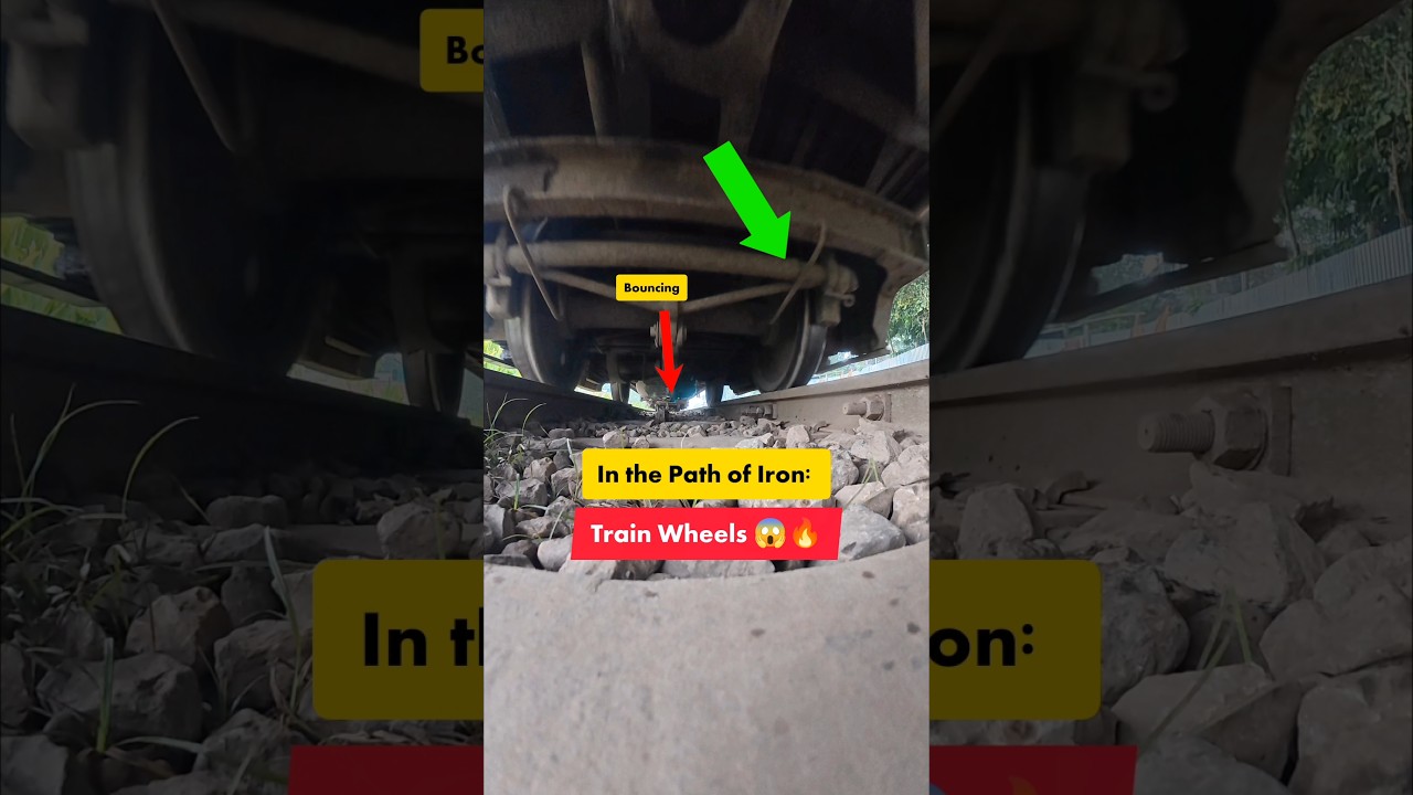 In the Path of Iron: Train Wheels 😱🔥 