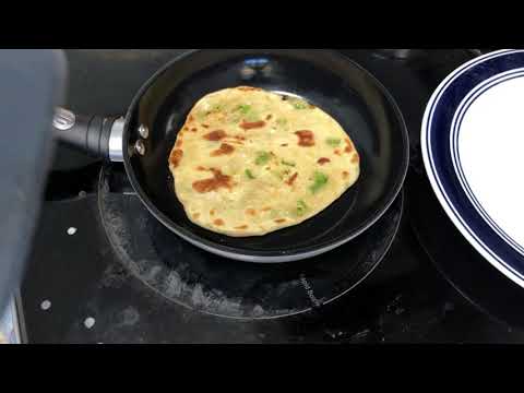 Making Chinese Scallion Pancakes