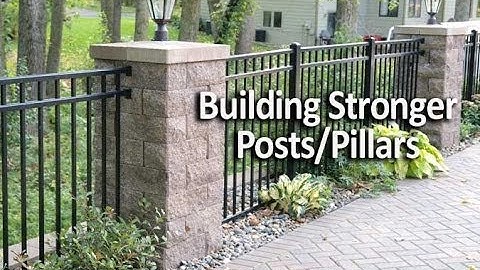 How to Add Strength and Stability to Posts or Pillars
