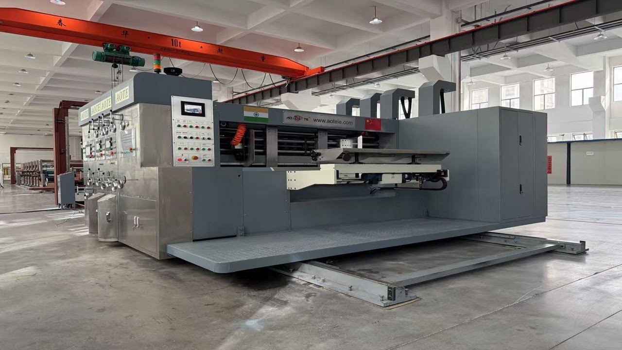 AOTE,Model ATFG I-Flexo Printer Slotter Export to India