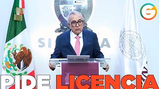 Rocha Moya pide licencia como gobernador tras acusaciones de EU #Sinaloa