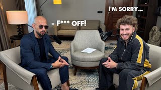 Andrew Tate presses the The Thread Guy | Deleted scene from Interview