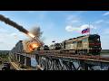 Ukraine Waits and Destroys Russian Military Supply Train on Bridge, Killing 21,000 Soldiers!