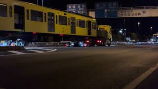 世新建設 西武2095F モハ2195号車 廃車陸送 @国道16号