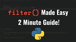 Famous filter() Made Easy – Python in 2 Minutes! Wealth