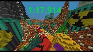 HiveMC DeathRun - Toxic Factory Speedrun - 1:17.914 (Private Server) @HowToGHP