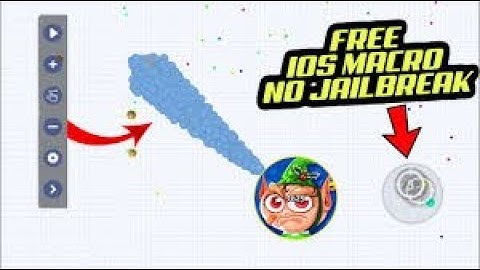 HOW TO GET MACRO!!!  NEW MACRO BUTTON WORKING! AGAR.IO MOBILE (IOS) *2021*