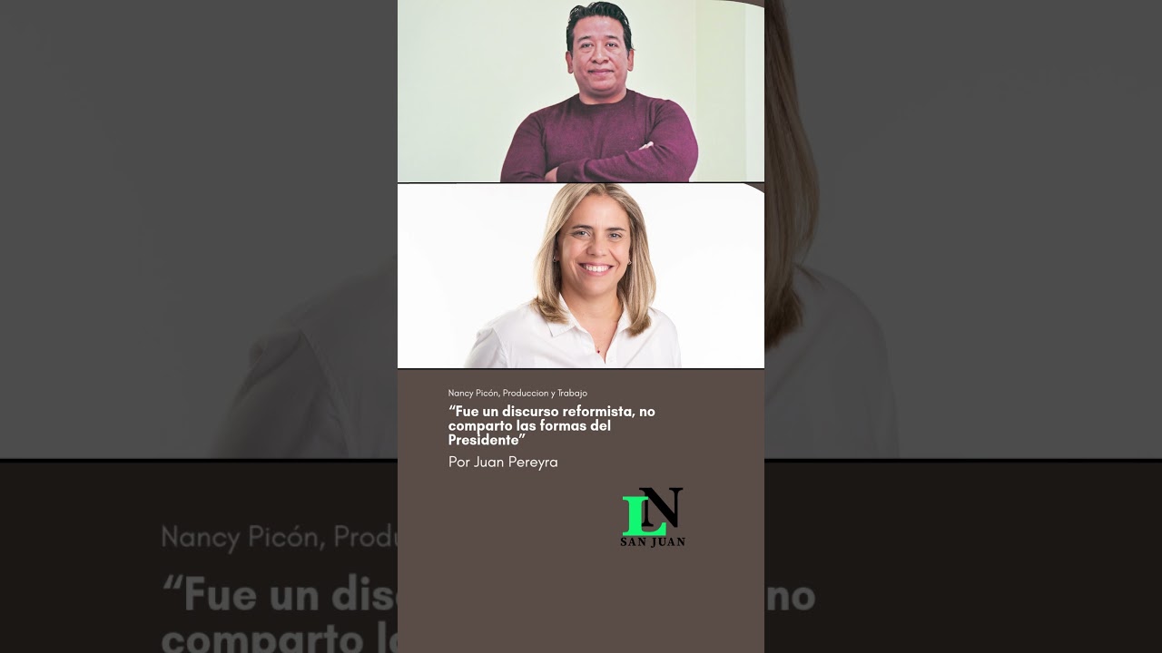 “Fue un discurso reformista, no comparto las formas del Presidente”