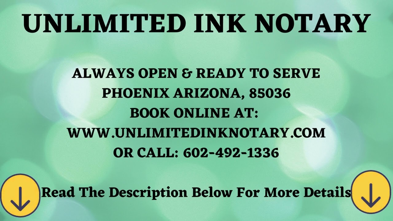 Phoenix Arizona Notary Public Near Me 85036- We'll help you find the best Notary Public near you!