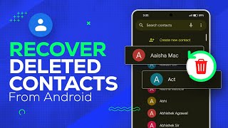 How to Restore Deleted Contacts on Android without Root (2024) | Restore Deleted Contacts on Android