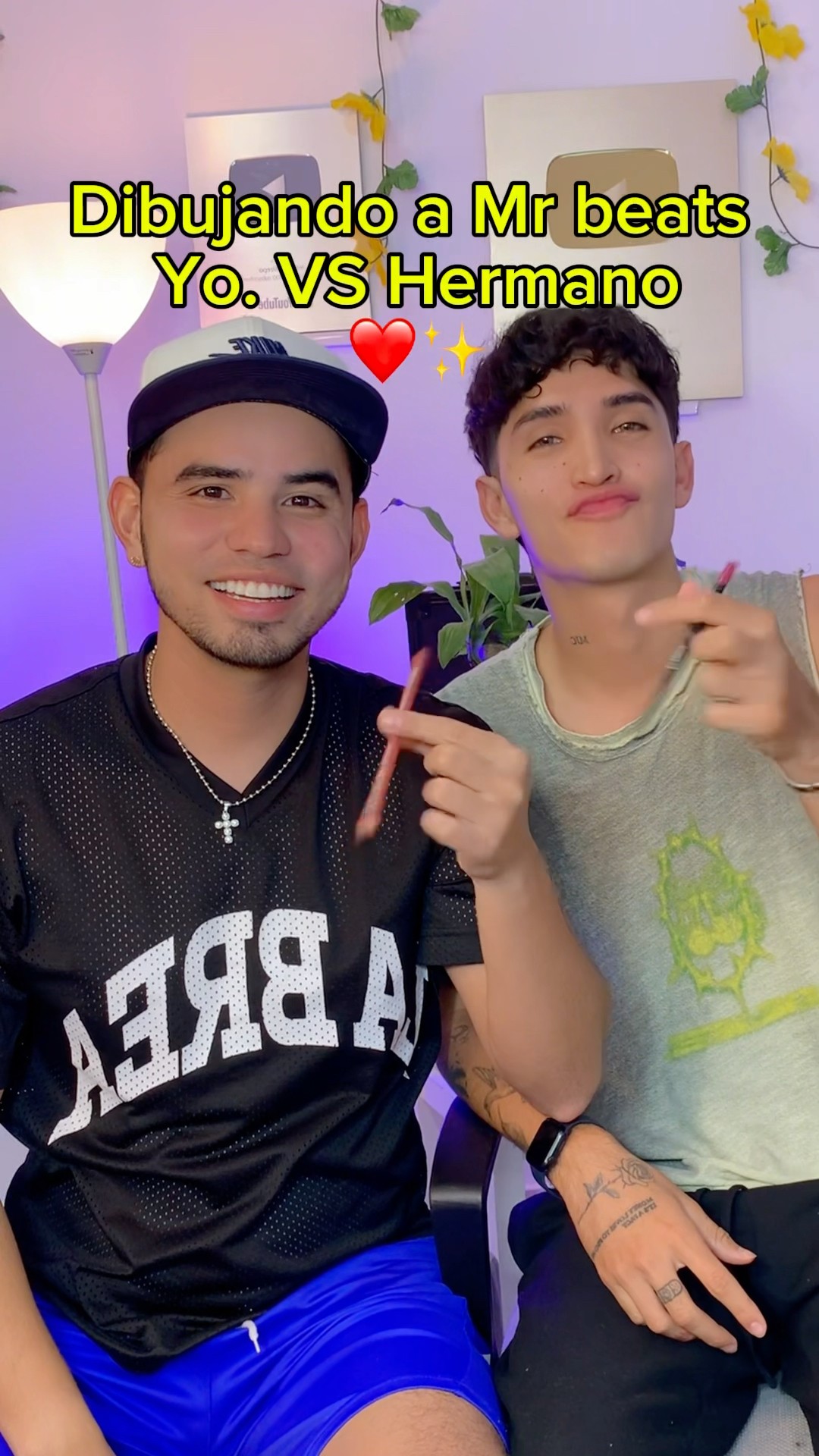 Dibujando a Mr beast yo versus mi hermano ❤️✨ parte 2 #mrbeast #arte