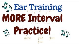 Ear Training Interval Practice - ALL Intervals! Ascending, Descending, Block