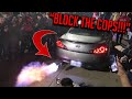 MUSTANG DRIVER ARRESTED FOR BURNOUT INFRONT OF COPS!! + TX2K PRE MEET MADNESS!!!