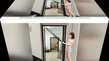 Magnetic Mesh Screen Door Mosquito Net, Anti Fly Insect Door Mesh, Open from Side 2,Automatic Closin