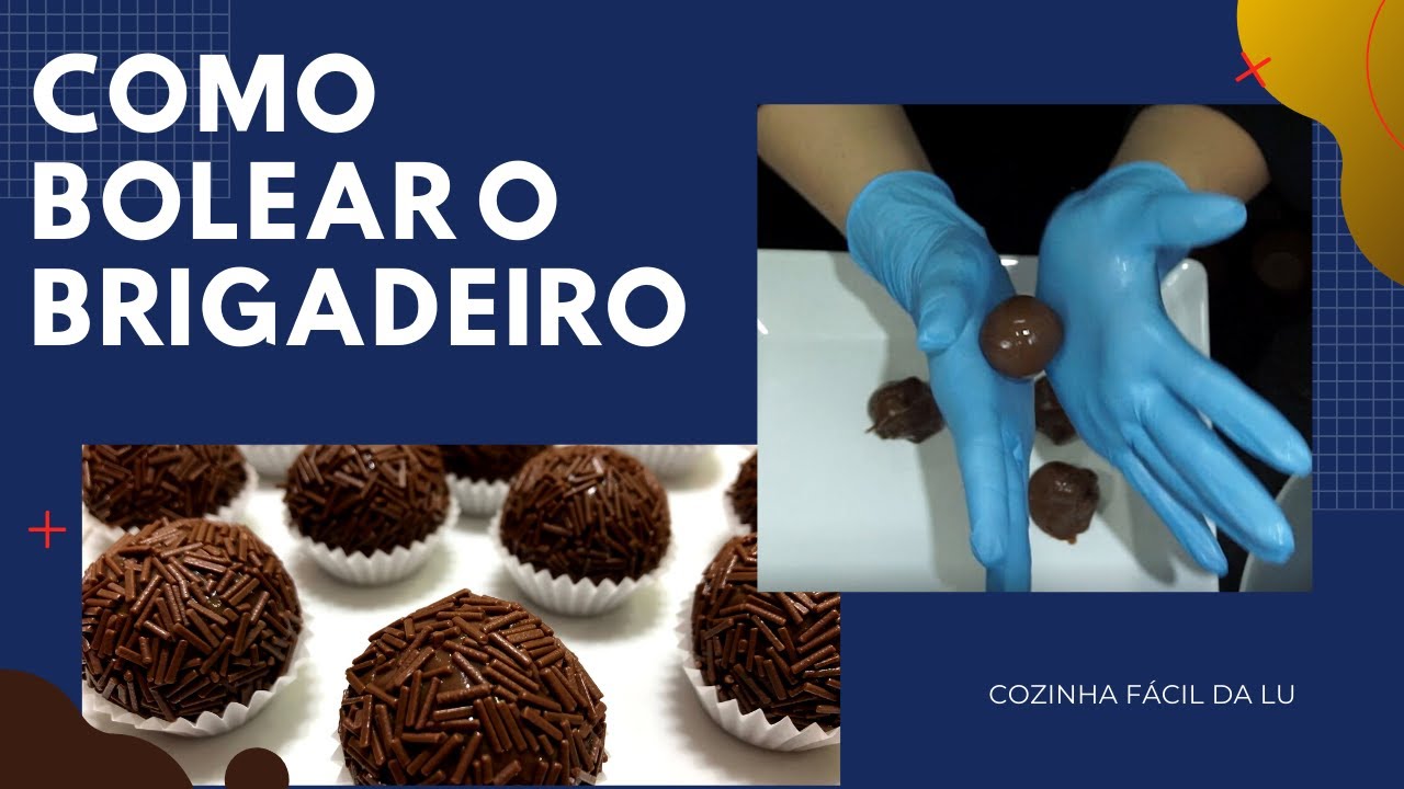 Como Bolear e Deixar o Brigadeiro Gourmet Redondinho.