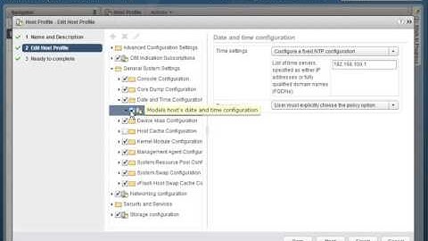 Editing an ESXi Host Profile