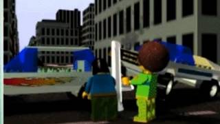 Lego Island Officer Laura Bricks Cutscene