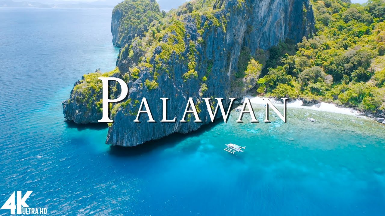 Palawan 4K   Scenic Relaxation Film With Calming Music