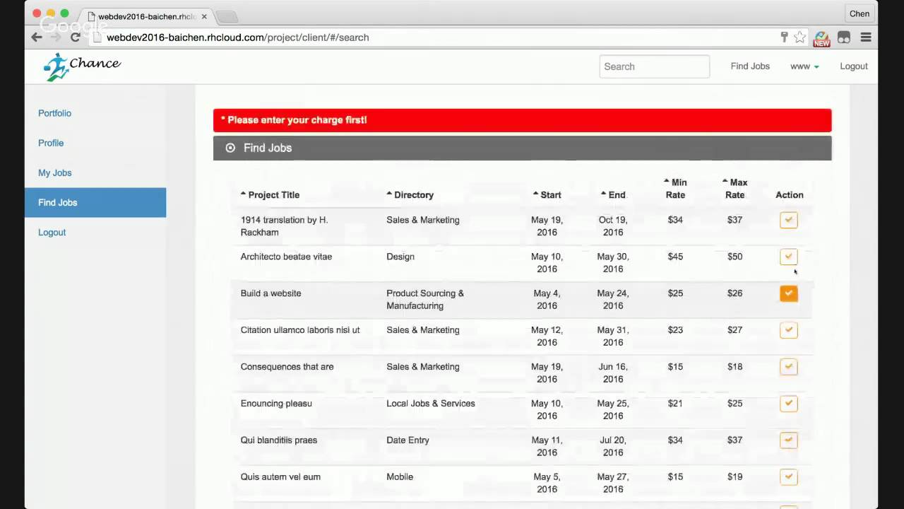 Project Demo - YouTube