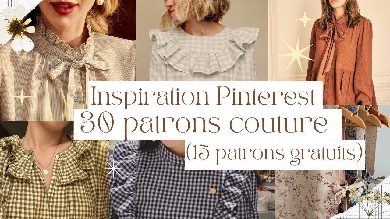 Quels patrons pour ces inspirations Pinterest ? (15+ patrons gratuits inclus !)