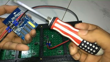 // Runing Text ll Menggunakan Mikrokontroler Huidu W03 ll dan menggunakan aplikasi LED Art \\