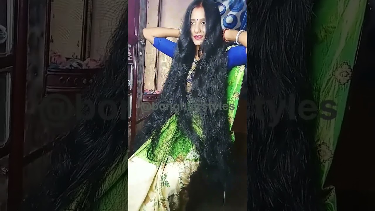Indian pretty long hair queen 👑