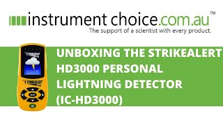 Unboxing the StrikeAlert HD3000 Personal Lightning Detector (IC-HD3000) screenshot 5