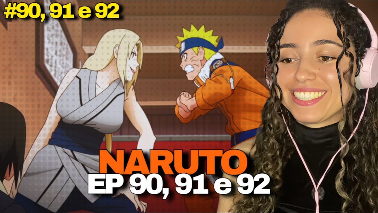 NARUTO CLÁSSICO - EP 87 88 e 89 #react 