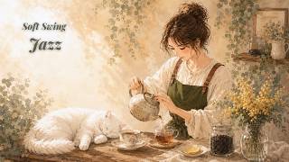 Soft Swing Jazz ☕ Cozy Tea Time | Pour a Little Peace screenshot 5