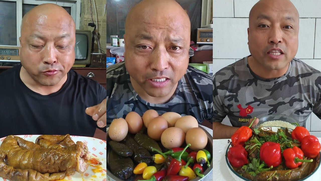 YUMMY/Challenge Eating Pork 🤤 Meat 🥓 Noodle 🍜😋, Friend Fish 🍗 chicken#food #beef #delicious #pork 