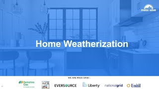 Energy Efficiency 101 -- Weatherization Basics