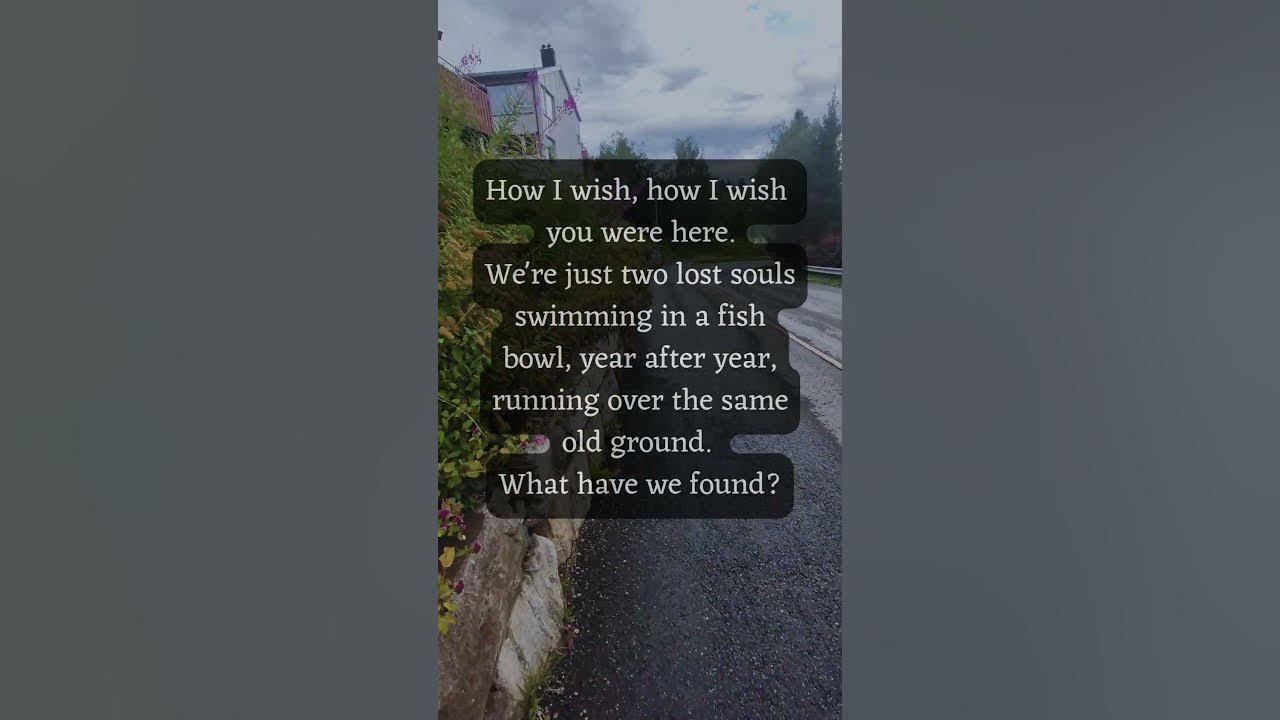 Wish You Were Here by Pink Floyd #PinkFloyd #ClassicRock #MusicLegend