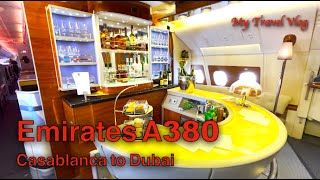 World's Best Business Class Product? | Emirates A380 Casablanca to Dubai