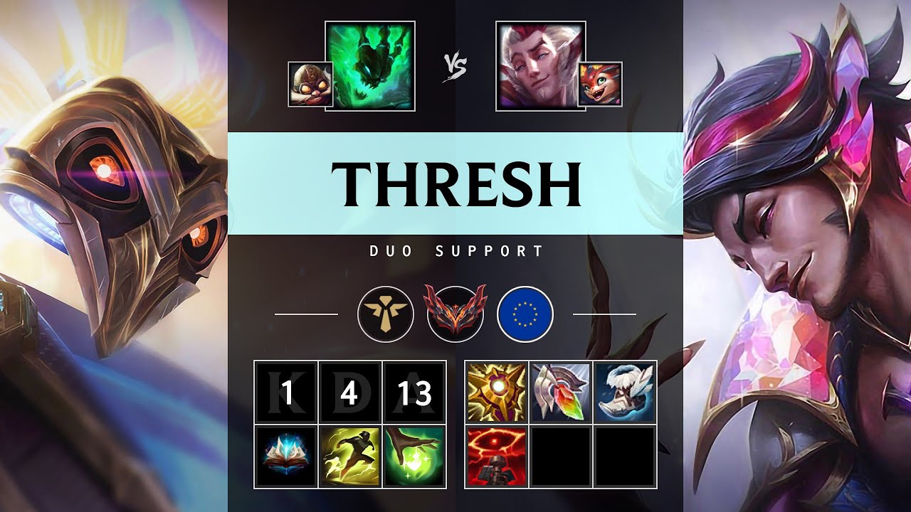 Thresh Support vs Rakan - EUW Grandmaster Patch 25.14