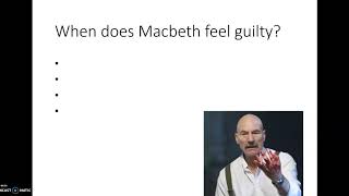 Macbeth Practice Exam Question: Guilt