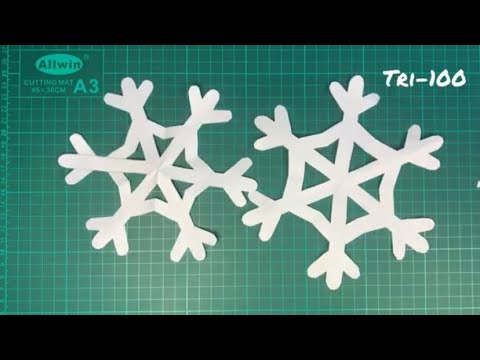 ❄️როგორ გავაკეთოთ ფიფქი ქაღალდისაგან ❄️How To Make Snowflake ❄️ Как Сделать Снежинку из Бумаг ❄️