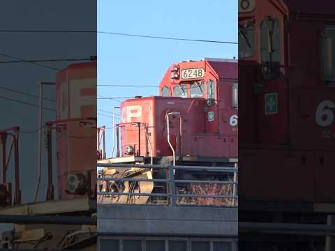 SD60s 6248 & 6242!! A pair of Ex. SOO SD60s switching in Agincourt yard!