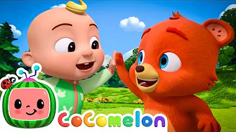 Building a Box Car Racer Together! 🚗 | CoComelon Animal Time | Animals for Kids