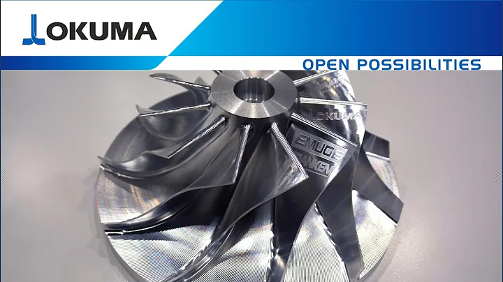 5-axis Vertical Machining Center GENOS M460V-5AX - Impeller machining