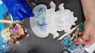 blue flower jellyfish