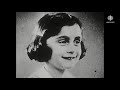 En 1970 otto frank parle de sa fille anne et relate larrestation et la captivit de leur famille