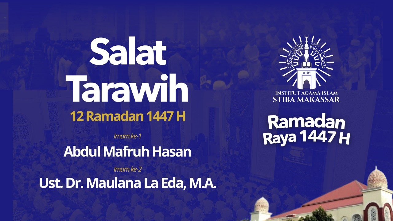 📡 LIVE - SALAT TARAWIH 12 Ramadan 1447 H