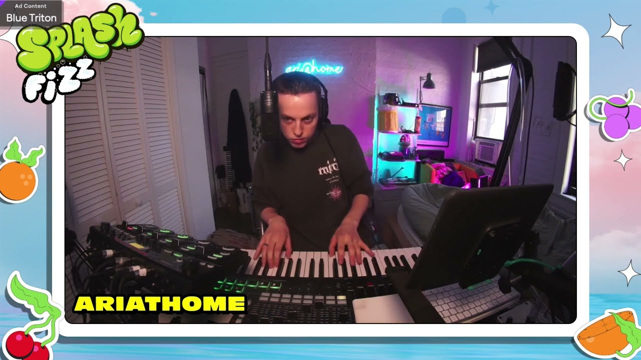 ARIatHOME competes in T-Pain's Splash Fizz Beat Competition Finale | FULL VOD