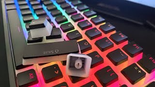 Pudding Keycaps on RK84 keyboard short test... (From Shopee)