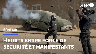 Sénégal : affrontements entre manifestants et forces de sécurité à Dakar | AFP Images screenshot 4